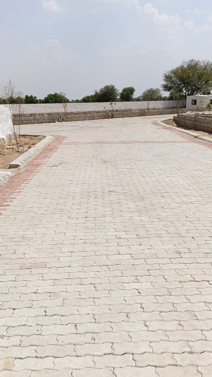 Farmhouse plot in fully developed gated township