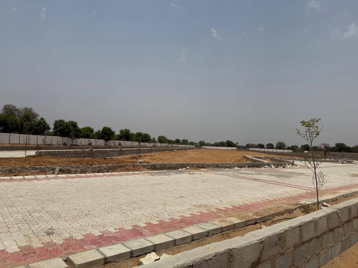 Farmhouse plot in fully developed gated township