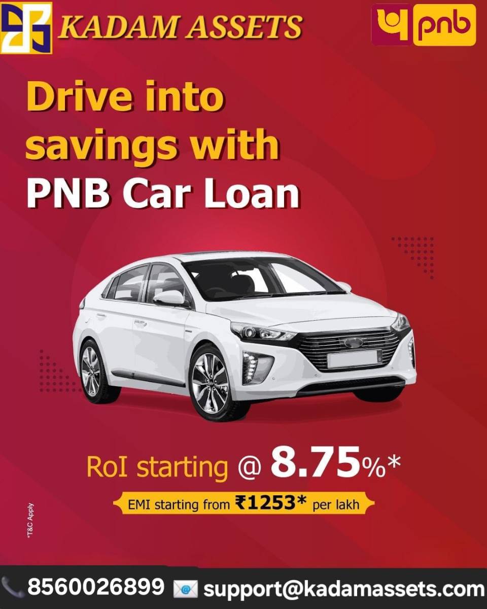 "Accelerate Your Drive with PNB Car Loan – Powered by Kadam Assets" 🚗