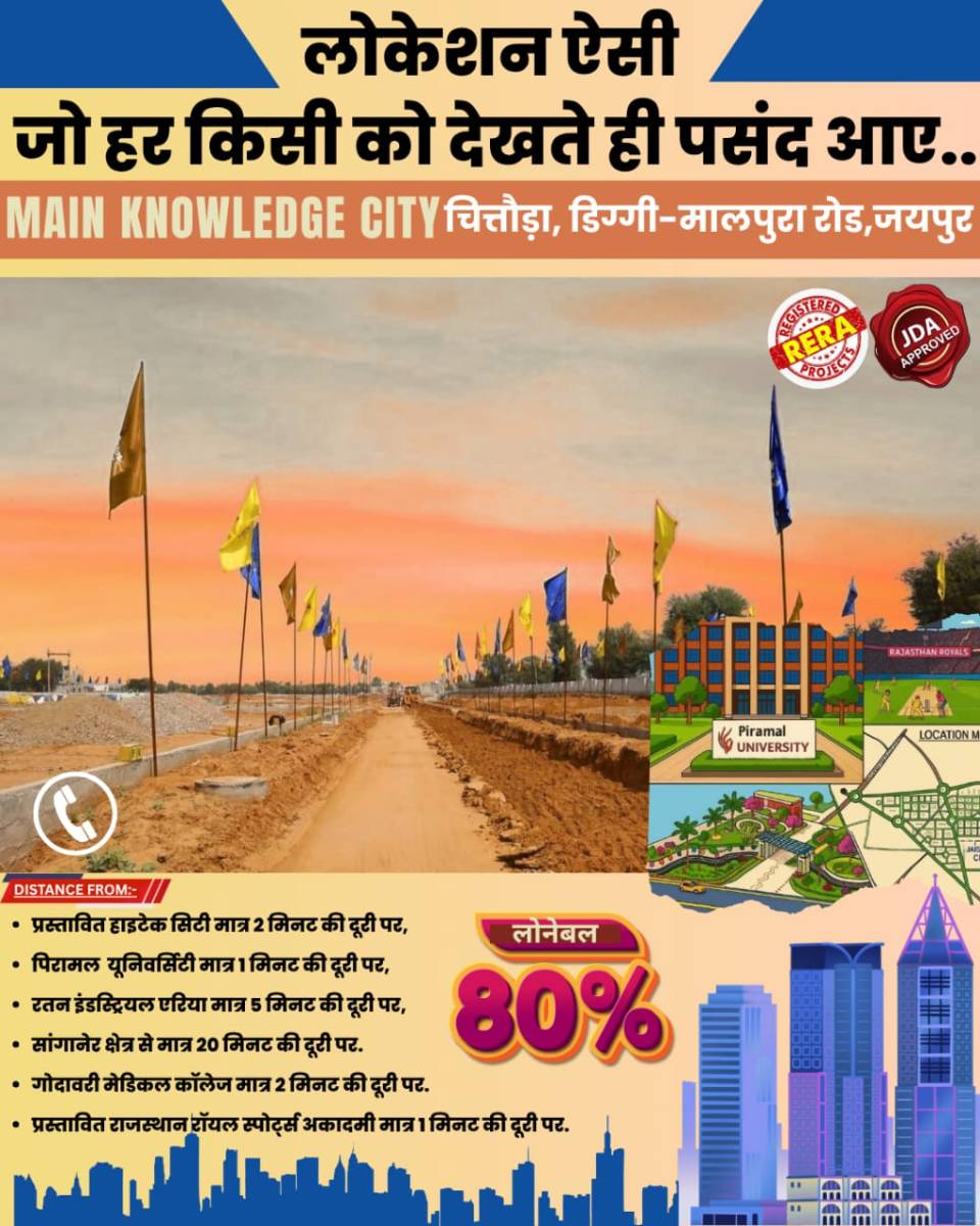 Commercial plot on 200ft tonk road 
