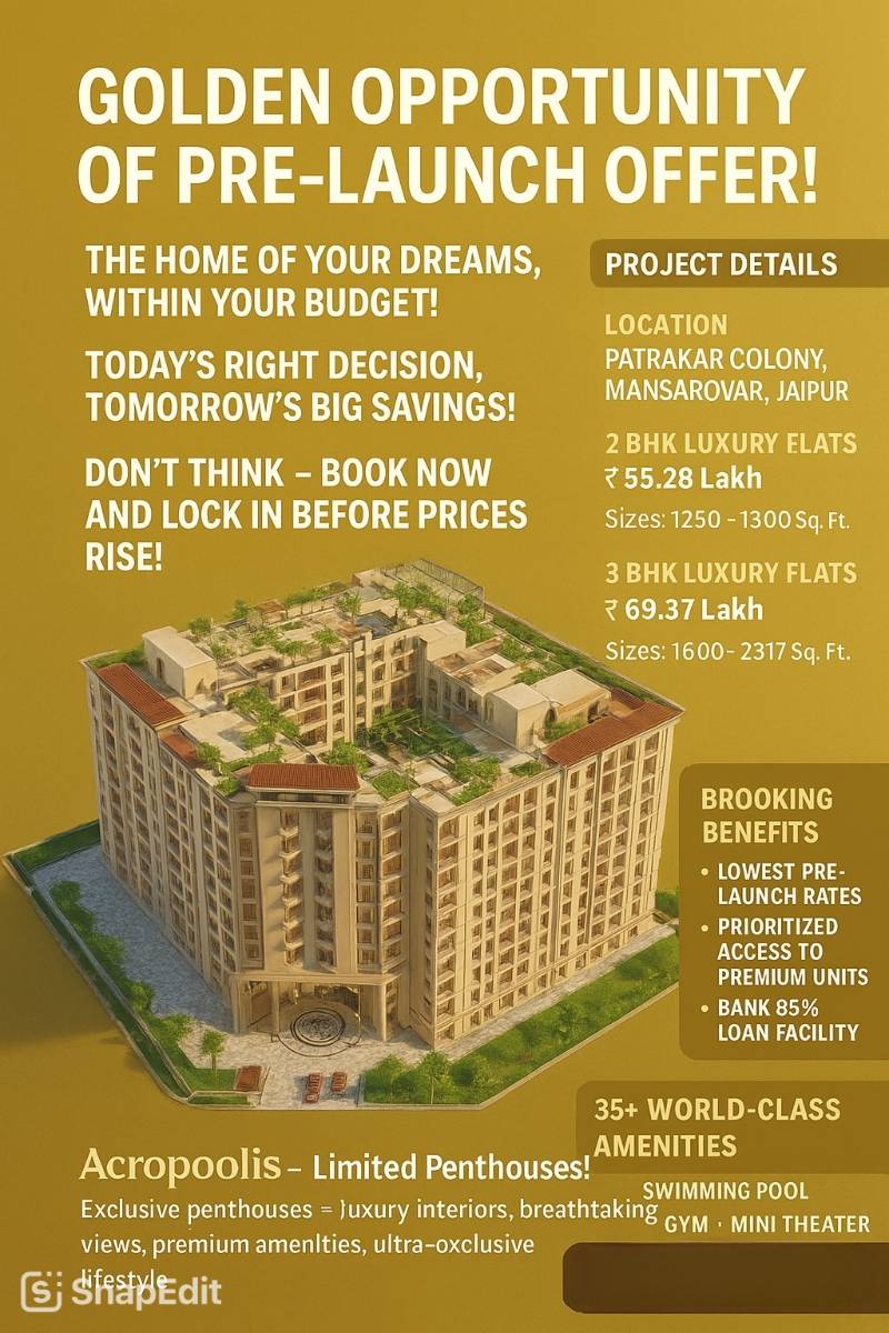 2/3 Bhk High rise Luxurious apartments